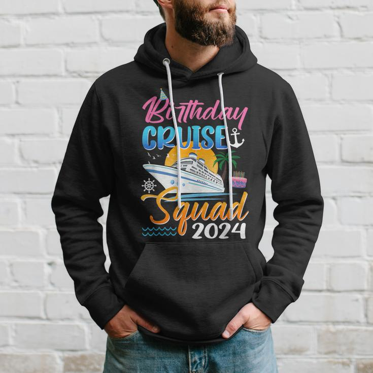 Birthday Cruise Squad 2024 Birthday Trip Party Vacation Hoodie Gifts for Him