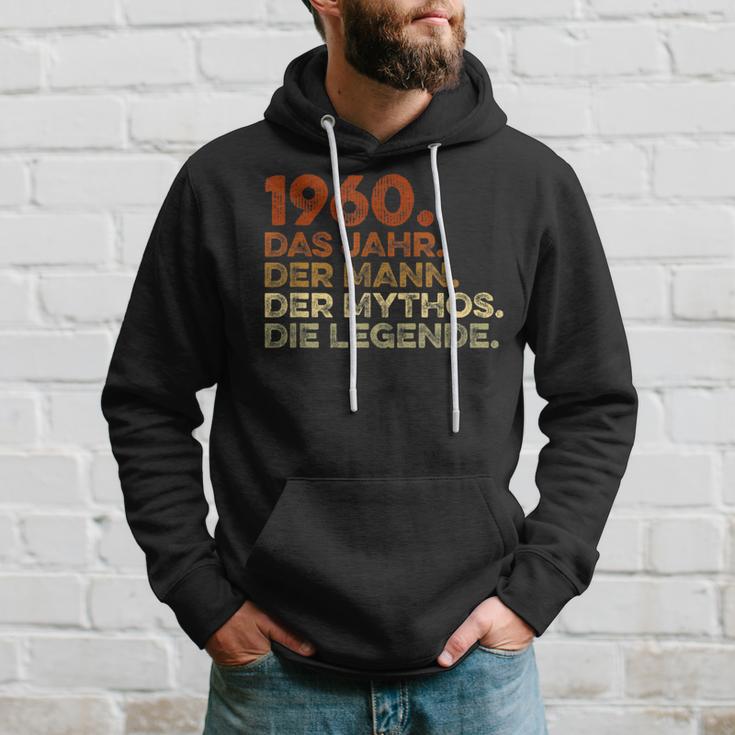 Birthday Vintage 1960 Man Myth Legend Hoodie Geschenke für Ihn