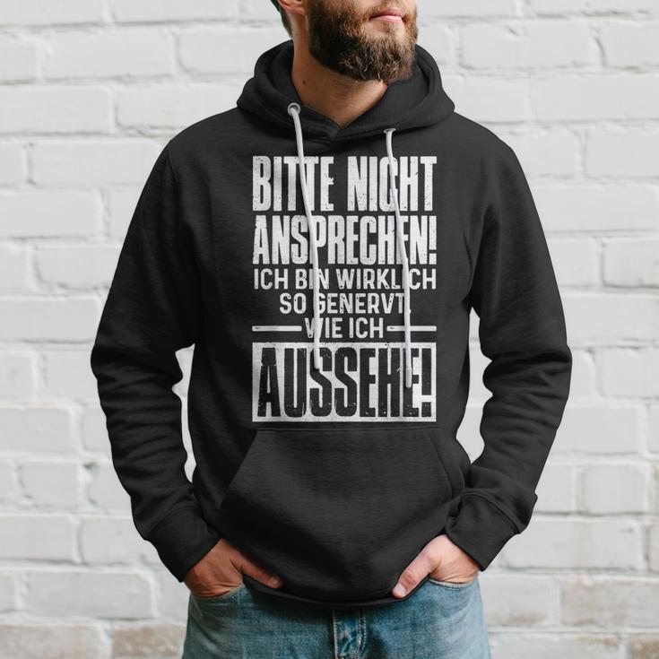 Bitte Nicht Anspeen German Ich Bin Relich So Genervt Hoodie Geschenke für Ihn