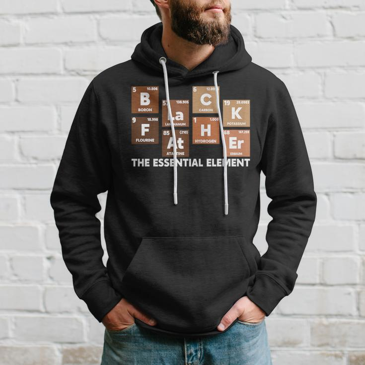 Black Father The Essential Element Fathers Day Black History Hoodie Gifts for Him