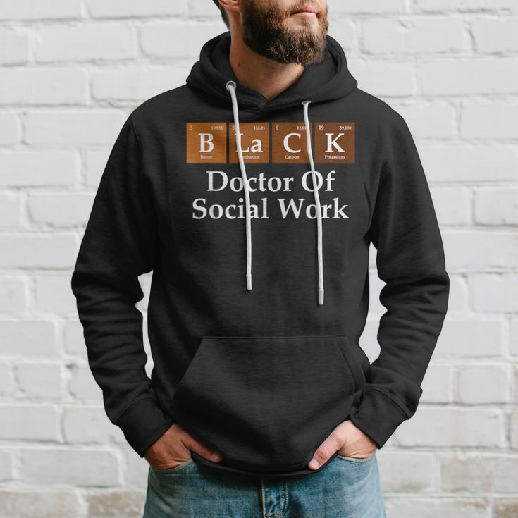 Black History Doctor Of Social Work Graduation Hoodie Gifts for Him