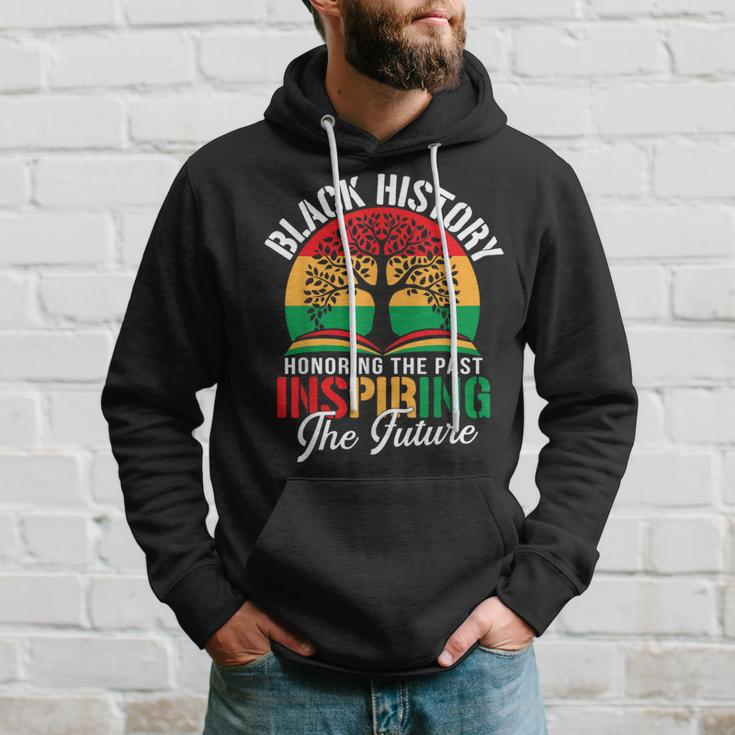 Black History Honoring The Past Inspiring The Future Teacher Hoodie Gifts for Him