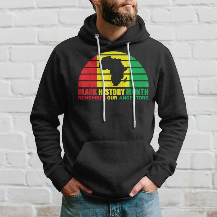 Black History Month Remember Our Ancestors African Melanin Hoodie Gifts for Him