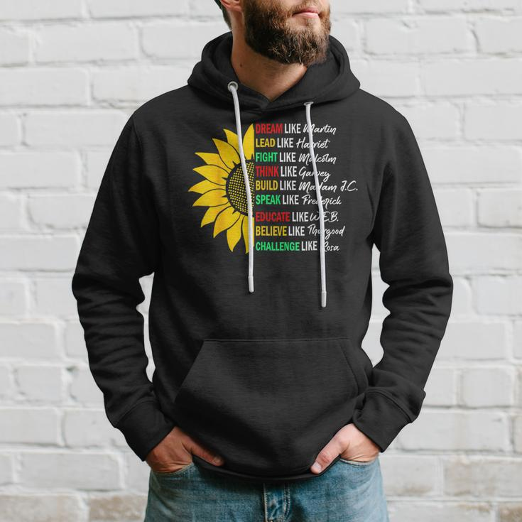 Black History Pride Black Afro African Martin Hoodie Gifts for Him