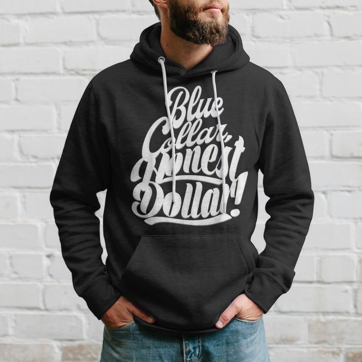 Blue Collar Skilled Labor Day American Worker Vintage Hoodie Gifts for Him