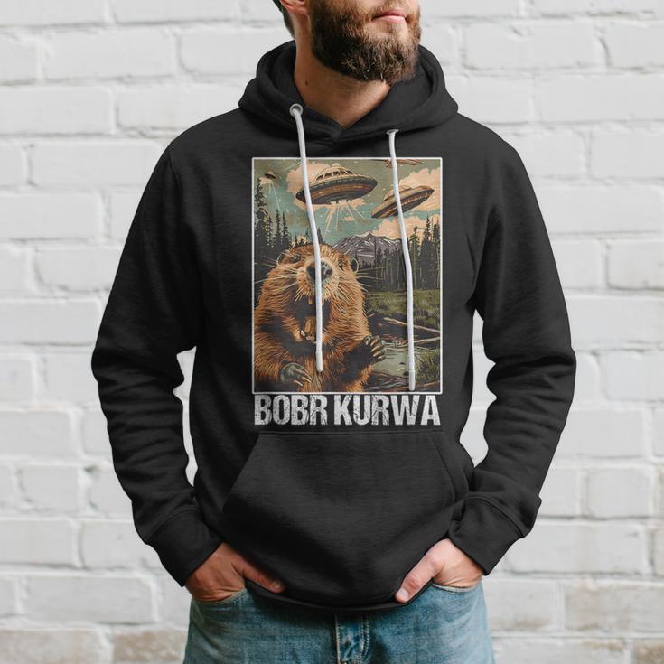 Bober Bóbr Kurwa Polen Meme Selfie Ufo Kapuzenpullover Geschenke für Ihn