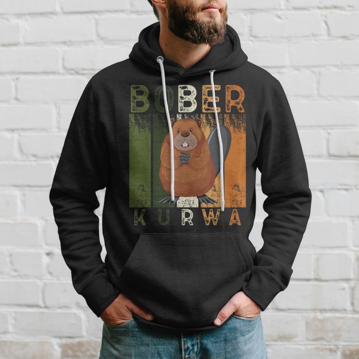 Bobr Kurwa Biber Bober Bobr Polish Beaver Meme Hoodie Geschenke für Ihn