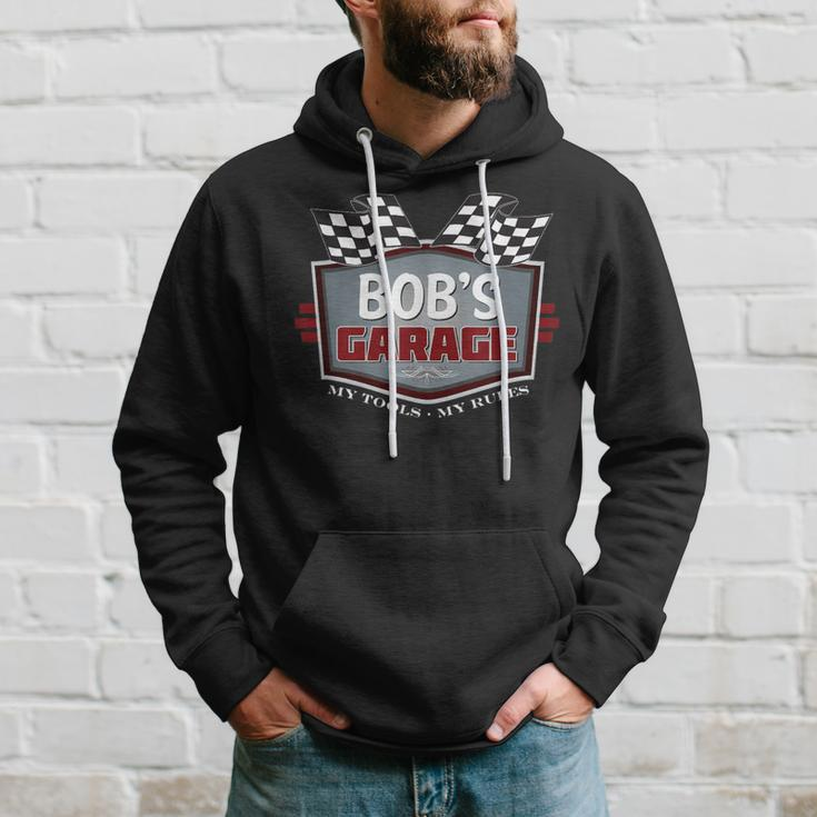 Bob's Garage Car Guy My Tools My Rules Hoodie Gifts for Him