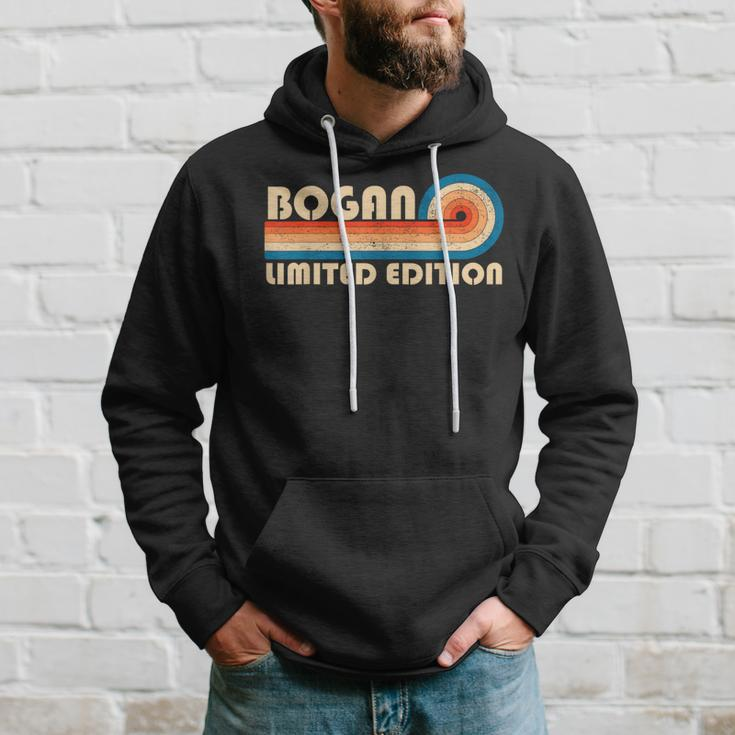 Bogan Surname Retro Vintage 80S 90S Birthday Reunion Hoodie Gifts for Him