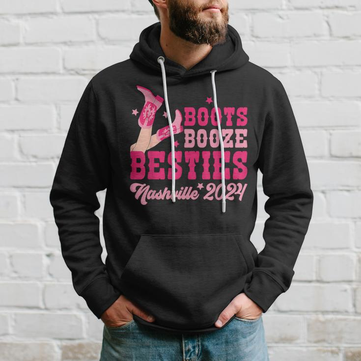 Boots Booze & Besties s Trip Nashville 2024 Hoodie Gifts for Him