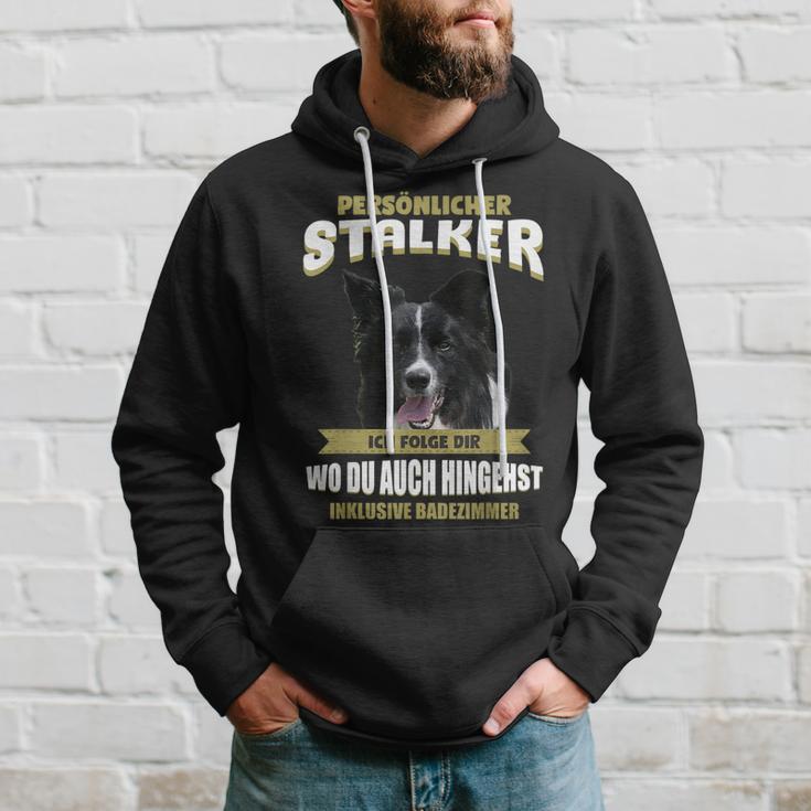 Border Collie With Border Collie Dog Motif Hoodie Geschenke für Ihn