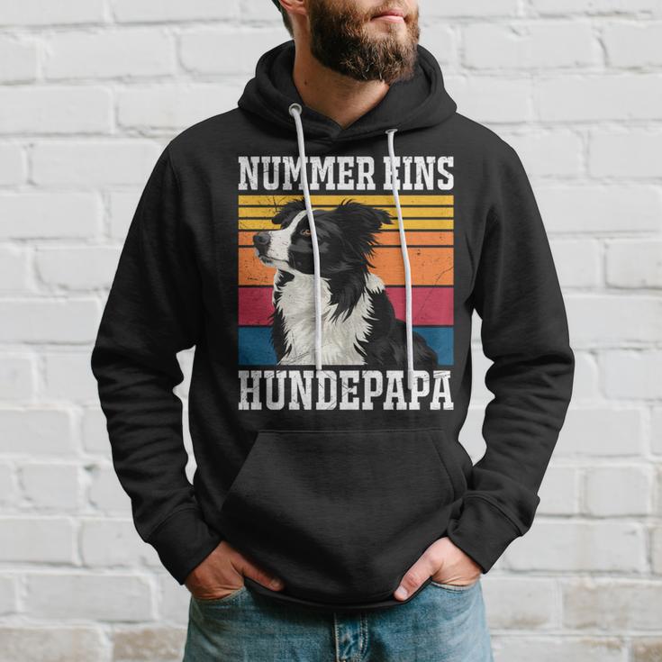 Border Collie Nummer Eins Border Collie Papaintage Kapuzenpullover Geschenke für Ihn