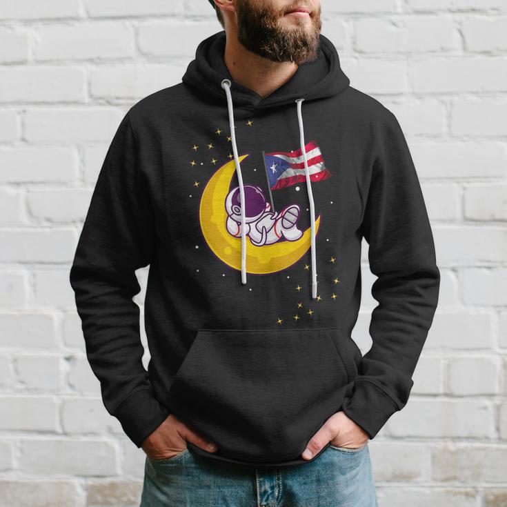 Boricua En La Luna Puerto Rico Boricua Pride Diaspora Hoodie Gifts for Him