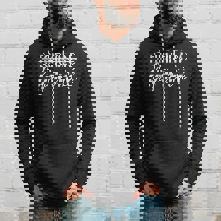Boyfriend Fiancé Engagement Engaged Couple Matching Hoodie Gifts for Him