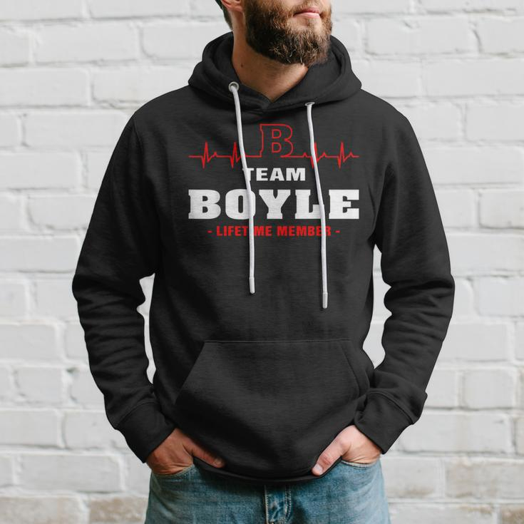 Boyle Surname Family Name Team Boyle Lifetime Member Hoodie Gifts for Him