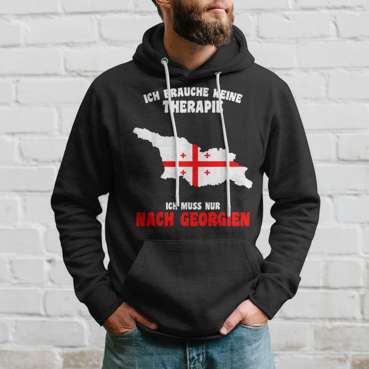 Brauche Keine Therapie Ich Muss Nur Nach Georgien Hoodie Geschenke für Ihn