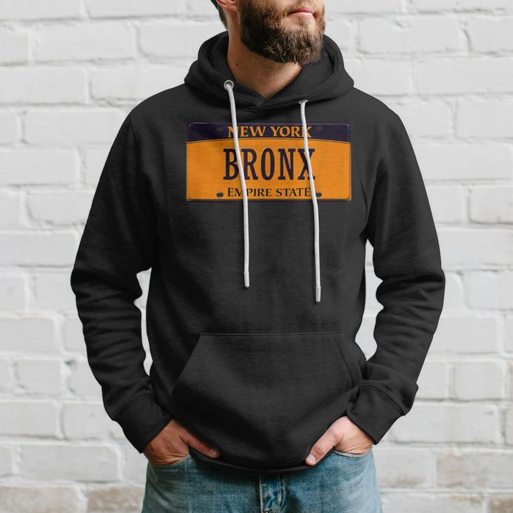 Bronx New York City Cars Plate Number Bronx Hoodie Gifts for Him