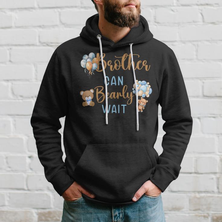 Brother Can Bearly Wait Gender Neutral Baby Shower Matching Hoodie Gifts for Him