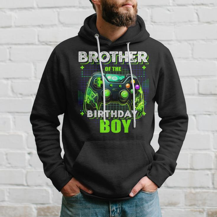 Brother Of The Birthday Boy Matching Family Video Game Party Hoodie Gifts for Him