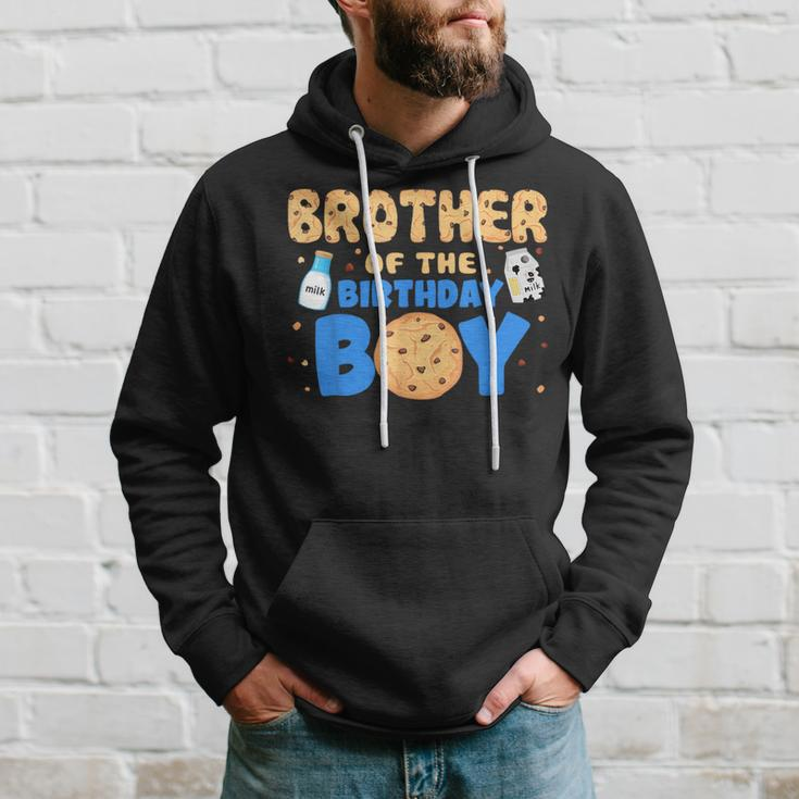 Brother Of The Birthday Boy Milk And Cookies 1St Birthday Hoodie Gifts for Him