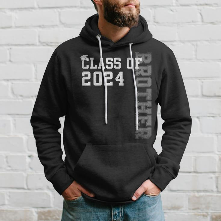 Brother Senior 24 Proud Brother Of A Class Of 2024 Graduate Hoodie Gifts for Him