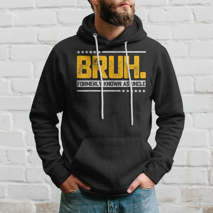 Bruh Formerly Known As Uncle Father's Day Hoodie Gifts for Him
