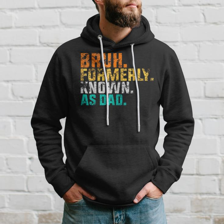 Bruh Formerly_Known As Dad Vintage Father's Day Men Hoodie Gifts for Him