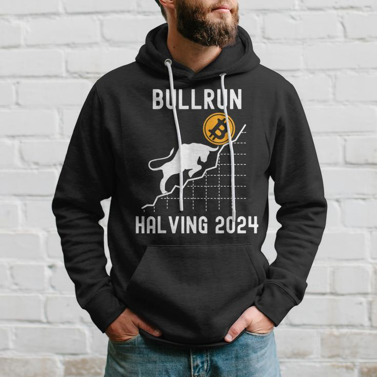 Bullrun Bitcoin Halving 2024 I Was Part Of It Hoodie Gifts for Him