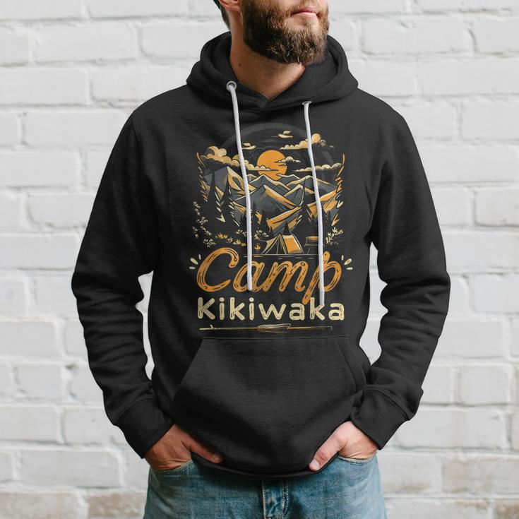 Camping Kikiwaka Camper Hike Tent Forest Mountain Hoodie Gifts for Him