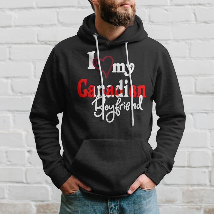 Canada I Love Canadien Boyfriend Couple Matching Hoodie Gifts for Him