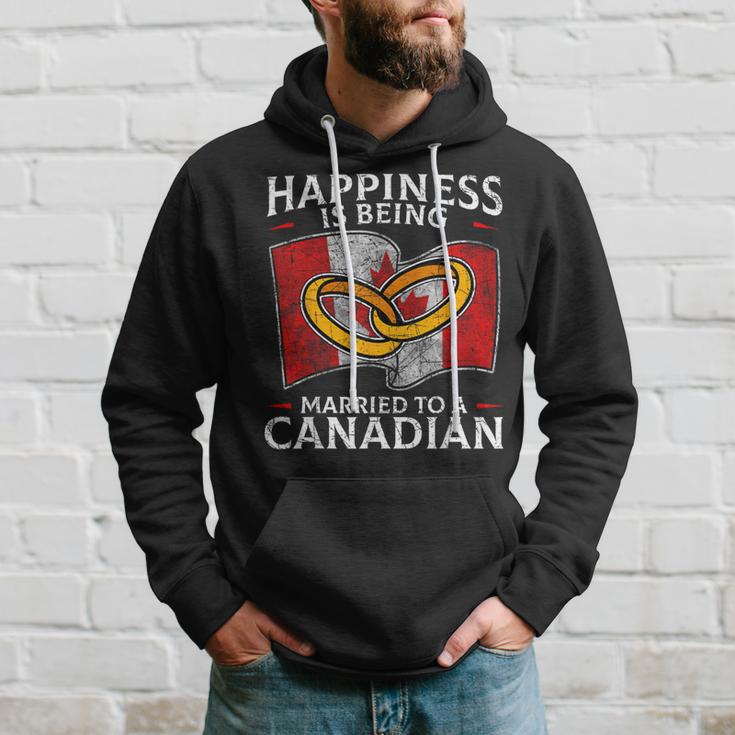 Canada Marriage Canadian Married Flag Wedded Culture Flag Hoodie Gifts for Him