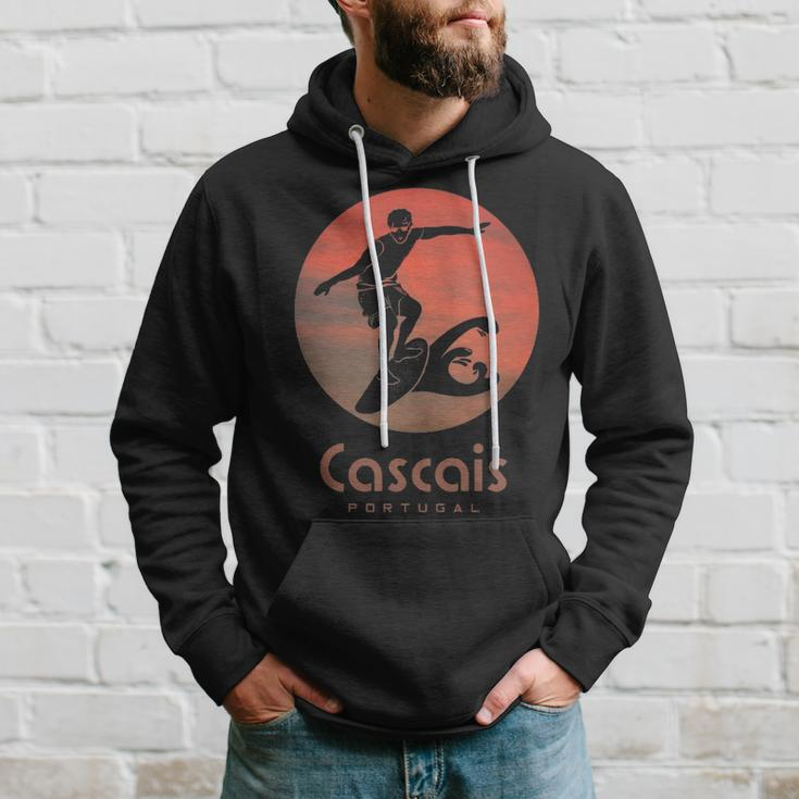 Cascais Portugal Windsurfing Surfing Surfers Hoodie Gifts for Him