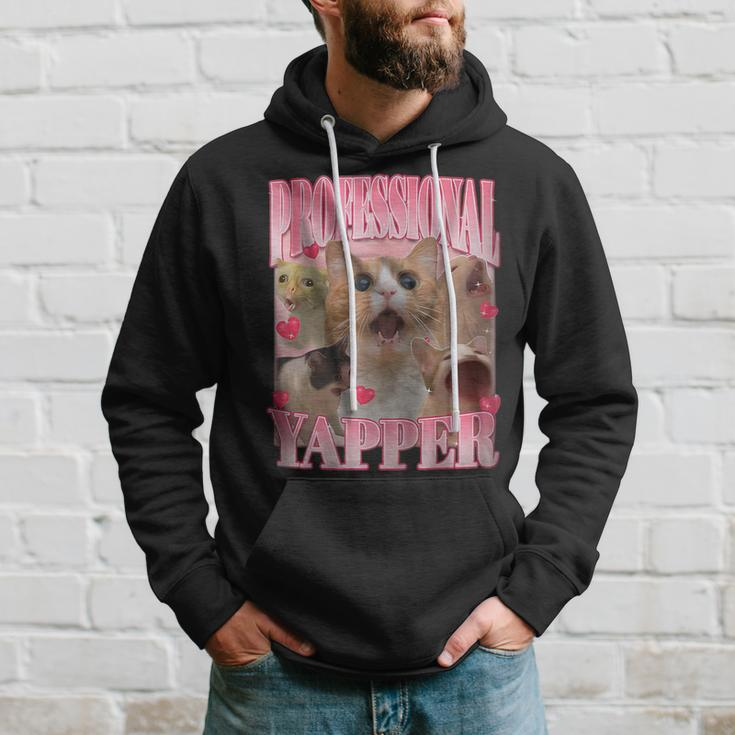 Cat Professional Yapper Oddly Specific Meme Hoodie Gifts for Him