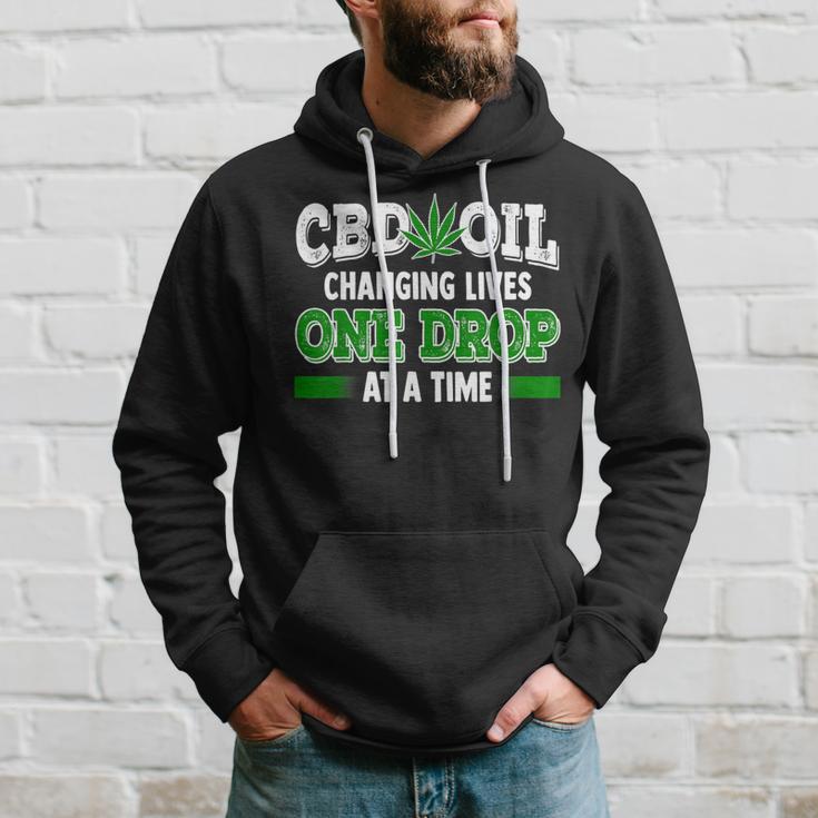 Cbd Oil Cannabinoid Hemp Heals Slogan Quote Fun Hoodie Gifts for Him