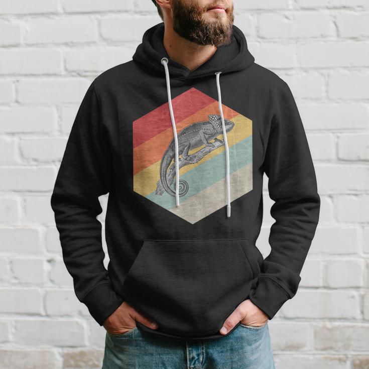 Chameleon Chameleon Retrointage Lizard Hoodie Geschenke für Ihn