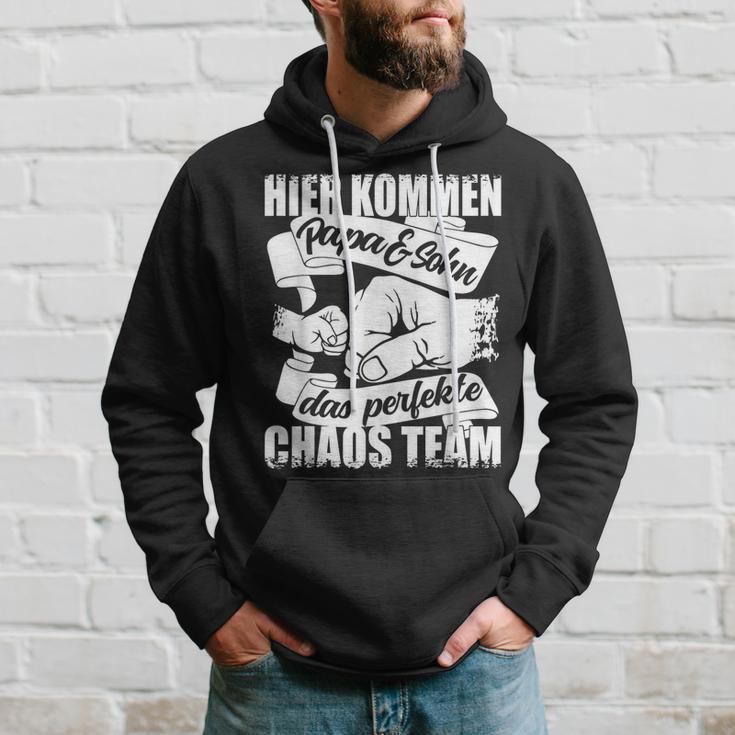 Chaos Team Papa Und Sohn Werdenderater Papa Loading Kapuzenpullover Geschenke für Ihn