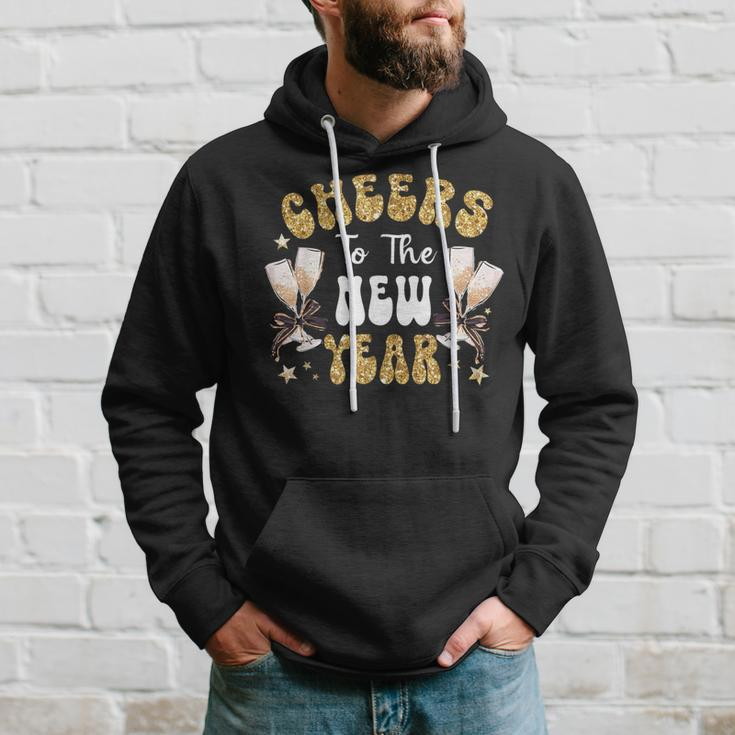 Cheers To The New Year 2024 Champagne Happy New Year 2024 Hoodie Gifts for Him