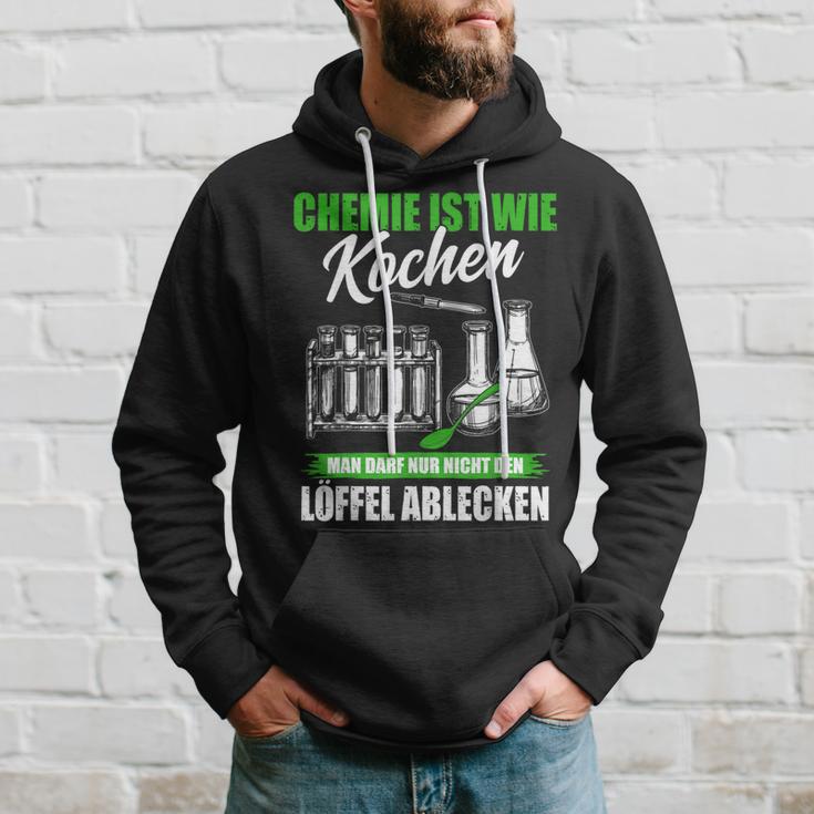 Chemie Ist Wie Kochen Chemiker Laboratory Hoodie Geschenke für Ihn