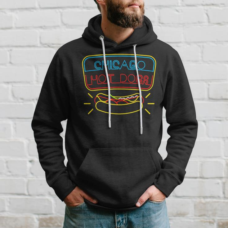Chicago Hot Dogs & Bbq Condiments Hoodie Gifts for Him