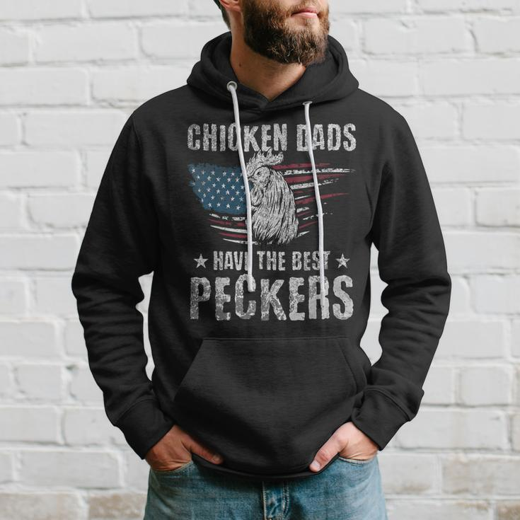 Chicken Dads Have The Best Peckers Ever Adult Humor Hoodie Gifts for Him