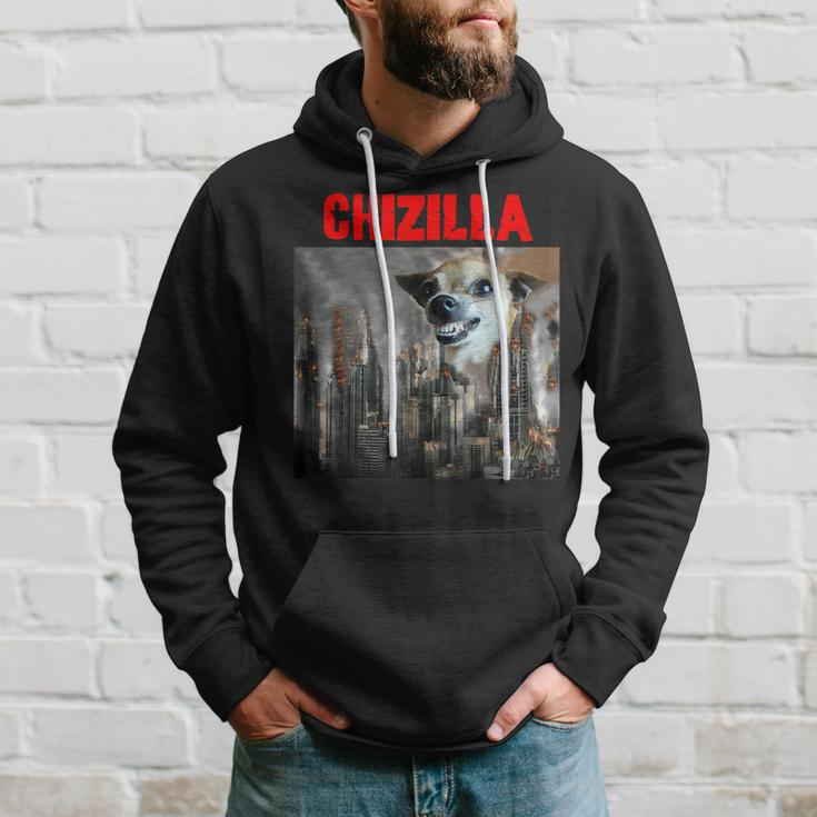 Chihuahua Dog Lovers Watch Out For The Monster Chizilla Hoodie Gifts for Him
