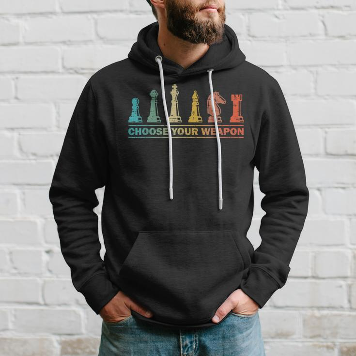 Choose Your Weapon Chess For Chess Lover Hoodie Gifts for Him