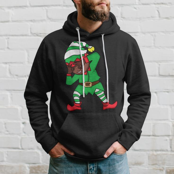 Christmas African American Elf Griddy Dance Hoodie Gifts for Him
