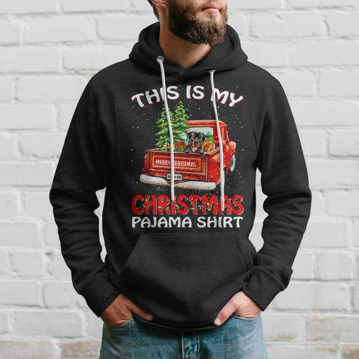 This Is My Christmas Pajama Rottweiler Truck Red Hoodie Gifts for Him
