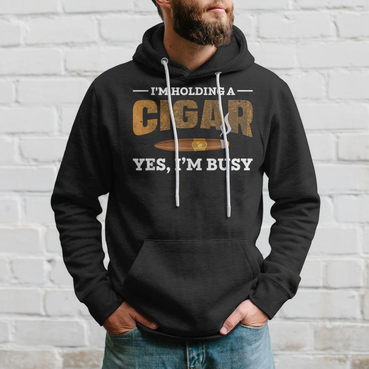 Cigar Smoking For Cigar Lovers Hoodie Gifts for Him