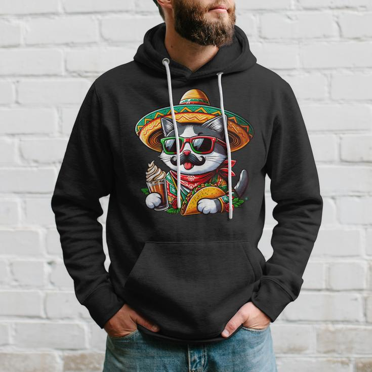 Cinco De Meow Cat Taco Mexican Fiesta Hoodie Gifts for Him
