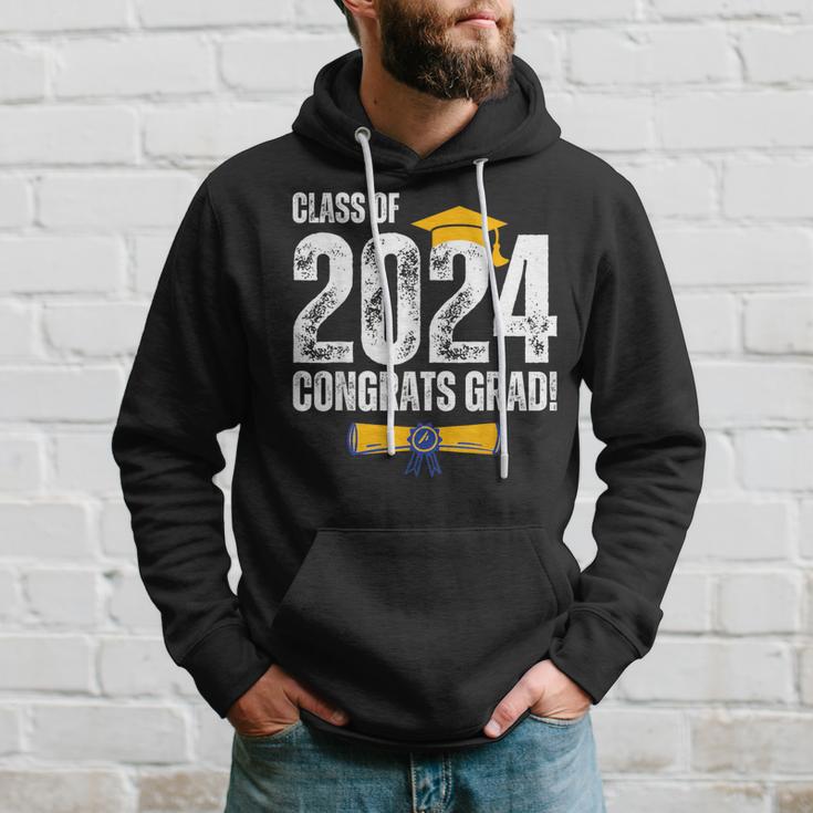 Class Of 2024 Congrats Grad Graduate Congratulations Senior Hoodie Gifts for Him