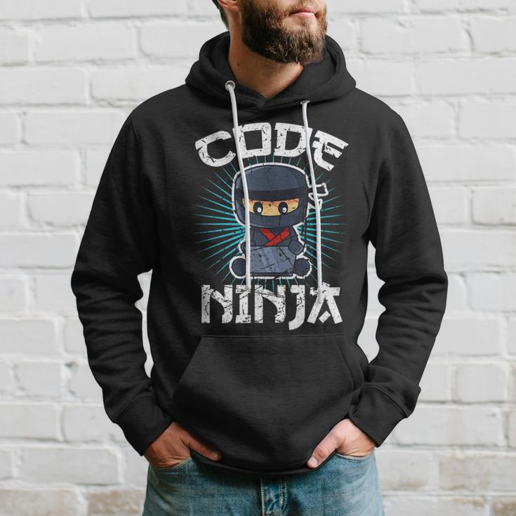Code Ninja Programmer Coder Computer Programming Coding Hoodie Geschenke für Ihn