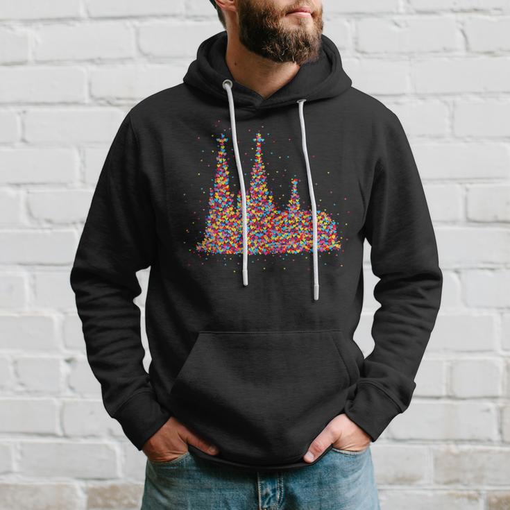 Cologne Cathedral Carnival Confetti Idea S Hoodie Geschenke für Ihn