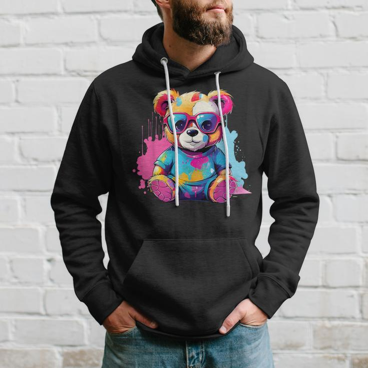 Colorful Teddy Bear Hoodie Gifts for Him